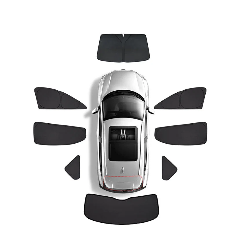 Window Sunshades - Thermal Insulated Curtains for Model S (2012-2022)