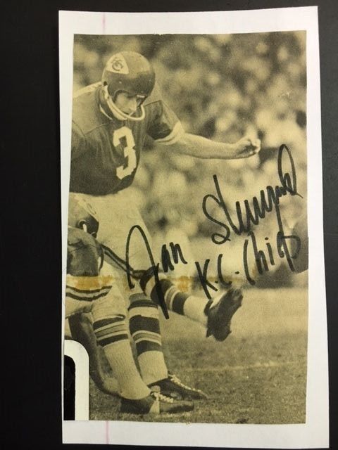 JanStenerud Signed Magazine Photo Poster painting Mounted on Index Card 1960s JSA Precertified