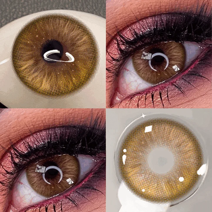 【U.S WAREHOUSE】Misty Rose Brown Colored Contact Lenses