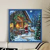 Christmas Eve-11CT Stamped Cross Stitch 50*50cm/19.69*19.69in