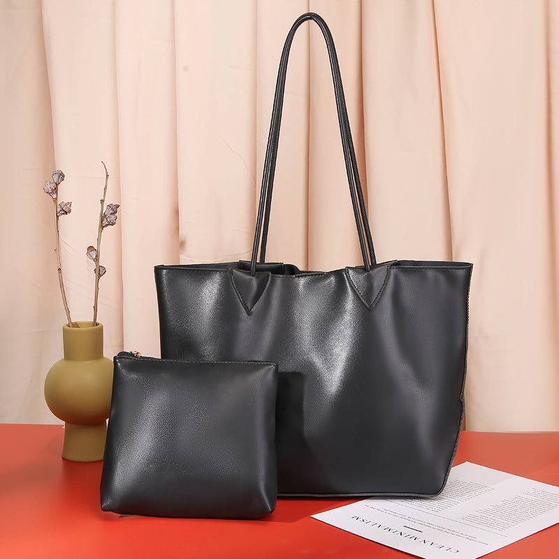 Vintage Leather Tote Bag
