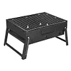 Stainless Steel Portable Folding BBQ Grill Small Smoker Charcoal Grill for Party