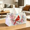 DIY PULeather Diamond Painting Tissue Box for Adults Beginners Large Size Diamond Art Paper Storage Holder for Living Room Bathroom Table Decor