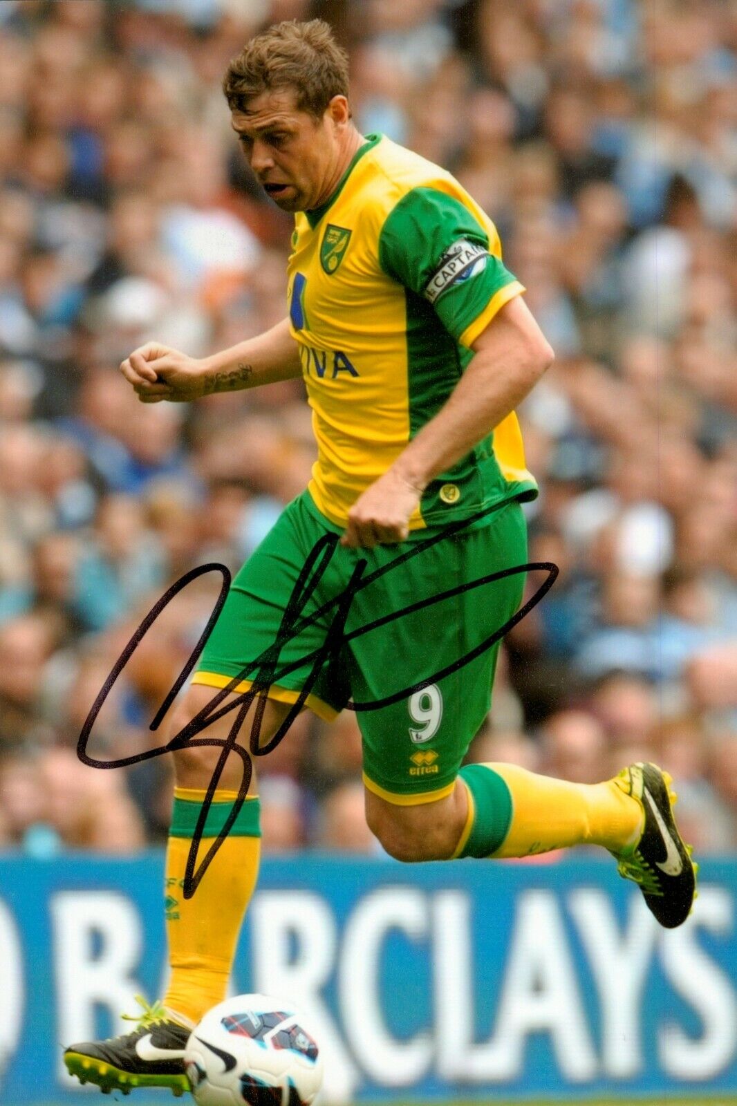 Grant Holt Hand Signed 6x4 Photo Poster painting Norwich City Nottingham Forest Autograph + COA