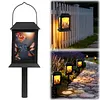 2 Pack Solar Lanterns Outdoor Waterproof Vintage Long Lasting Hangings Lamp 14x4inch Garden Yard Patio Deck Lighting for Outdoor Decor