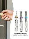 3Pcs Tubular 7 Pins Lock Pick Tool Locksmith Tool Lock Pick Set