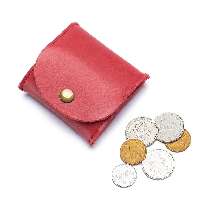 Japanese Genuine Leather Coin Bag Mini Earphone Bag Storage Bag Cowhide Small Money Bag Coin Purse