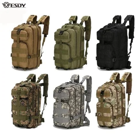 Pornhint Outdoor Military Rucksacks 1000D Nylon 30L Waterproof Tactical backpack Sports Camping Hiking Trekking Fishing Hunting Bags