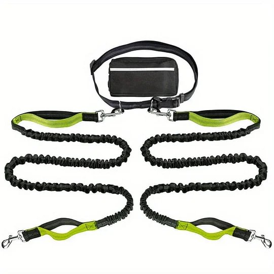 🔥Mother's Day Sale -Hands Free Dog Leash with Zipper Pouch