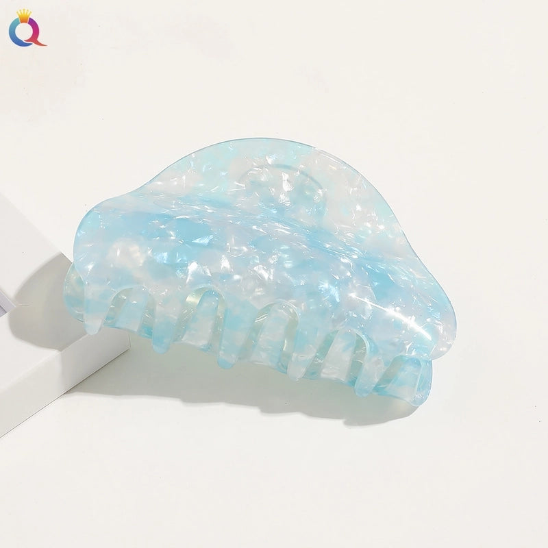 Women’s IG Style Minimalist Color Block Arylic Hollow Out Hair Claws