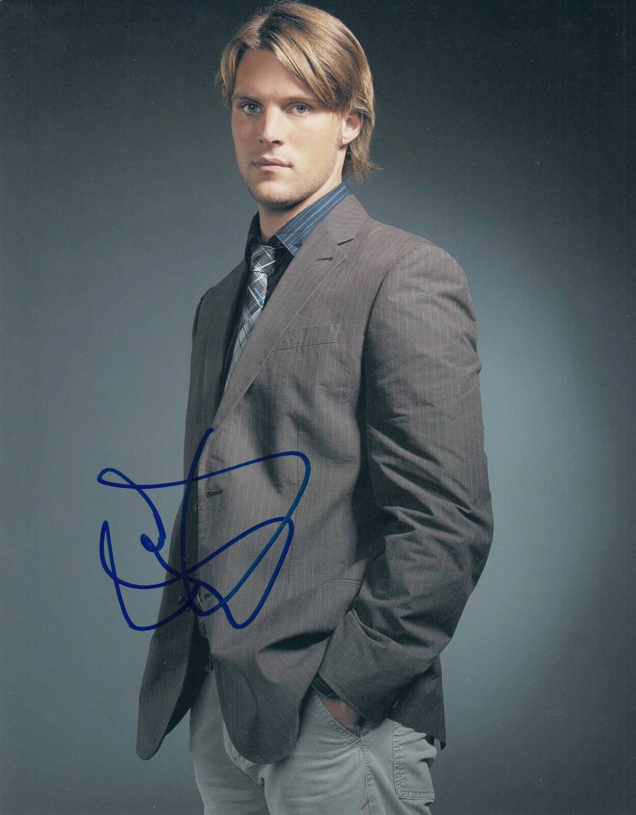 JESSE SPENCER signed (HOUSE) TV SHOW 8X10 Photo Poster painting *Dr Robert Chase* W/COA #3