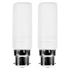 2 Pcs LED Flame Light Bulb 5W Flickering Light Bulbs 4 Lighting Modes Decorative Flame Lamp for Bedroom Living Room Gardens Parties