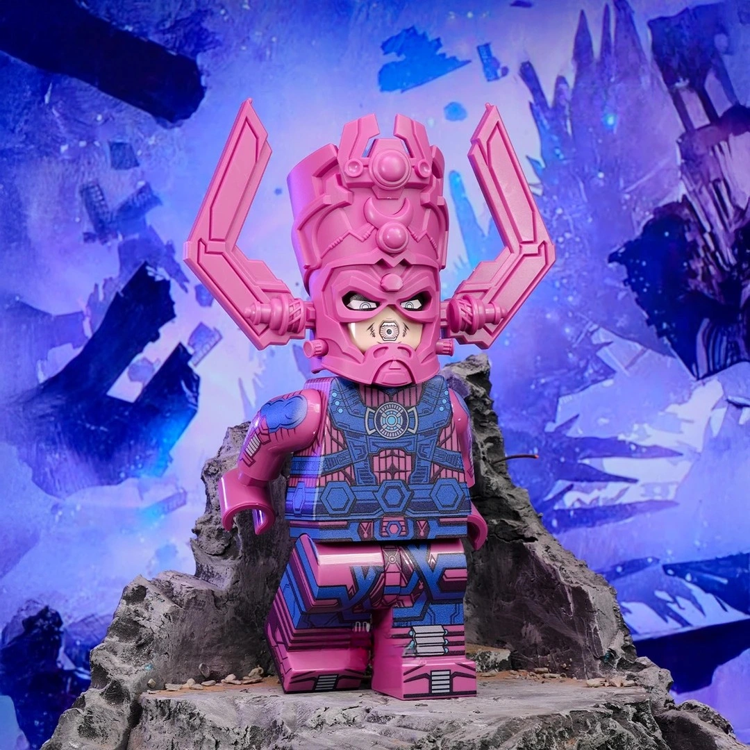 Giant Galactus Minifigure - Marvel Super Villain Building Toy, 28cm Tall, 8cm Wide