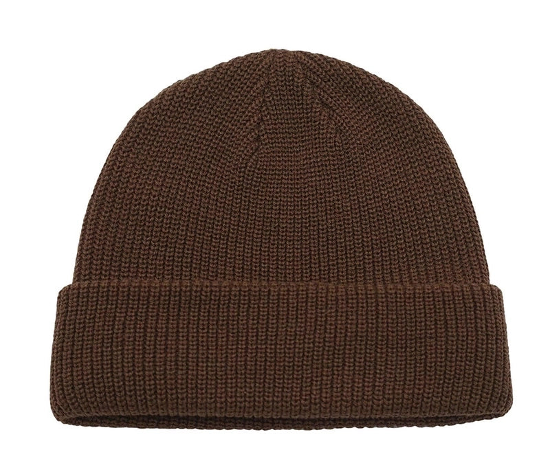 Unisex Minimalist Solid Color Eaveless Wool Cap