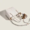 Stylish Rhombus Cream White Women's Shoulder Bag