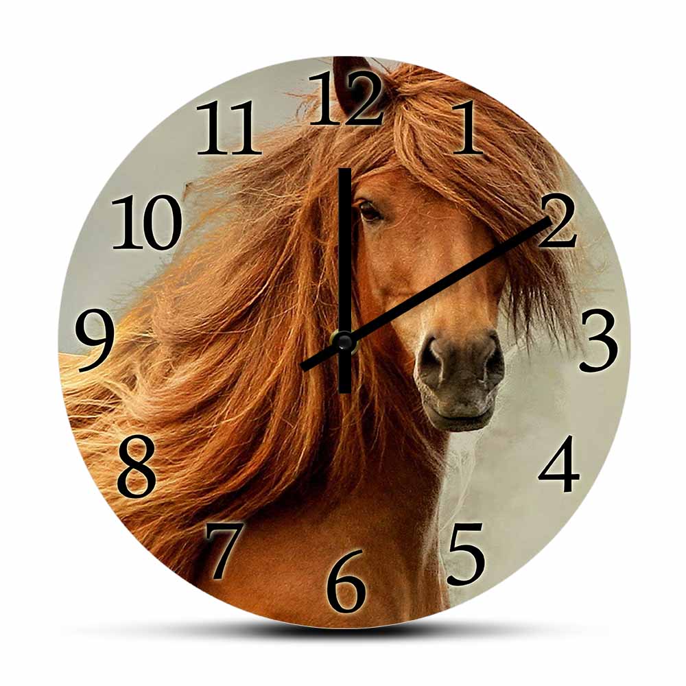 

Horse Head - Frameless Acrylic Wall Clock, 501 Original
