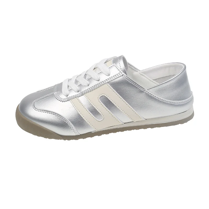 Yyvonne Shoes Women's Shoes Spring And Autumn Fashion Small White Shoes Retro Aggan Shoes Shoes Flat-Soled Casual Shoes