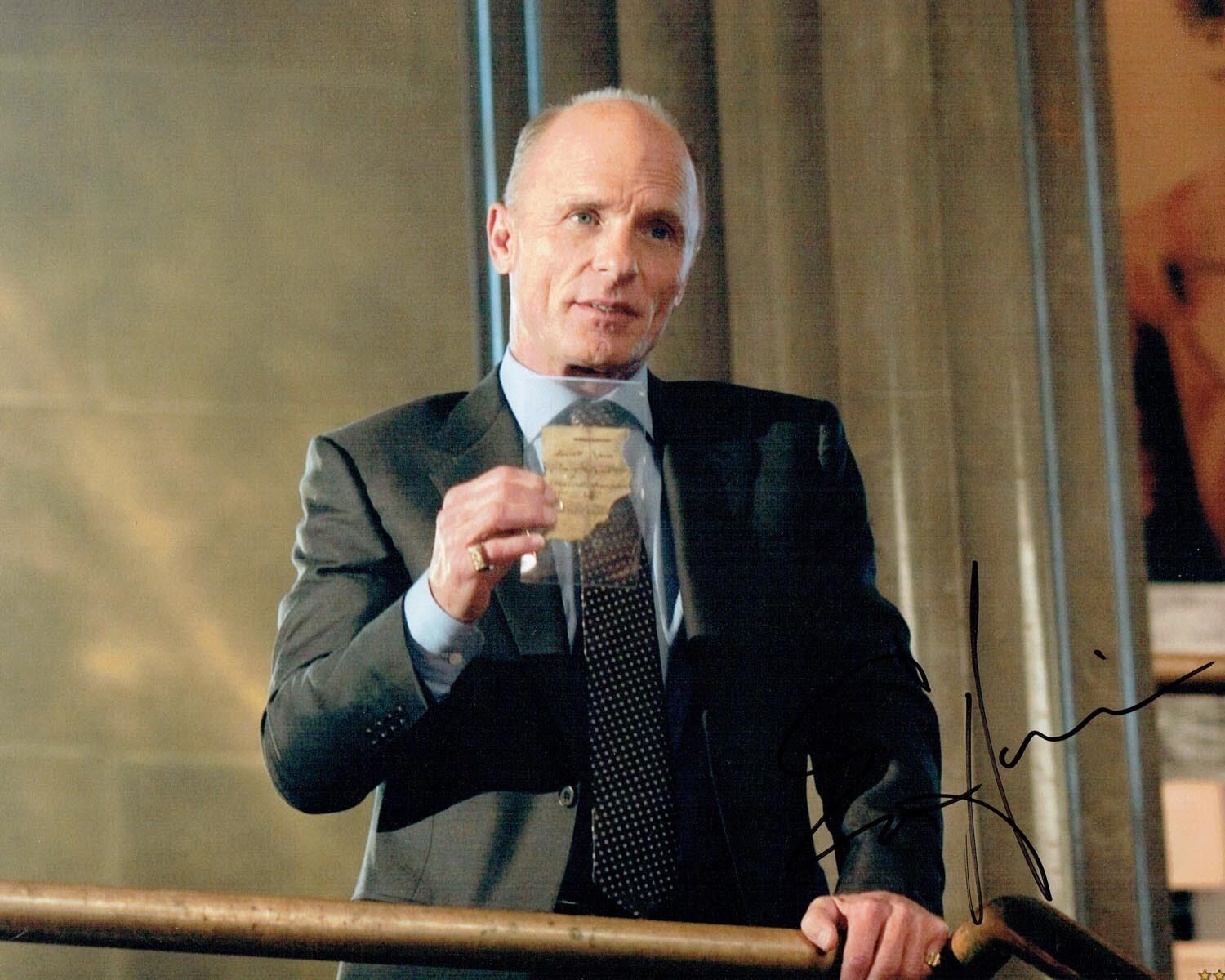 Ed HARRIS SIGNED Autograph Photo Poster painting AFTAL COA National Treasure The Book of Secrets