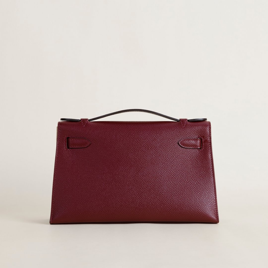 Kelly pochette Epsom 55 Rouge H GHW