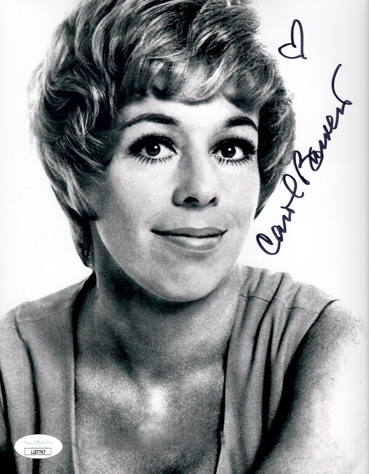 CAROL BURNETT Signed 8X10 Photo Poster painting BURNETT SHOW LUCY Autograph JSA COA Cert