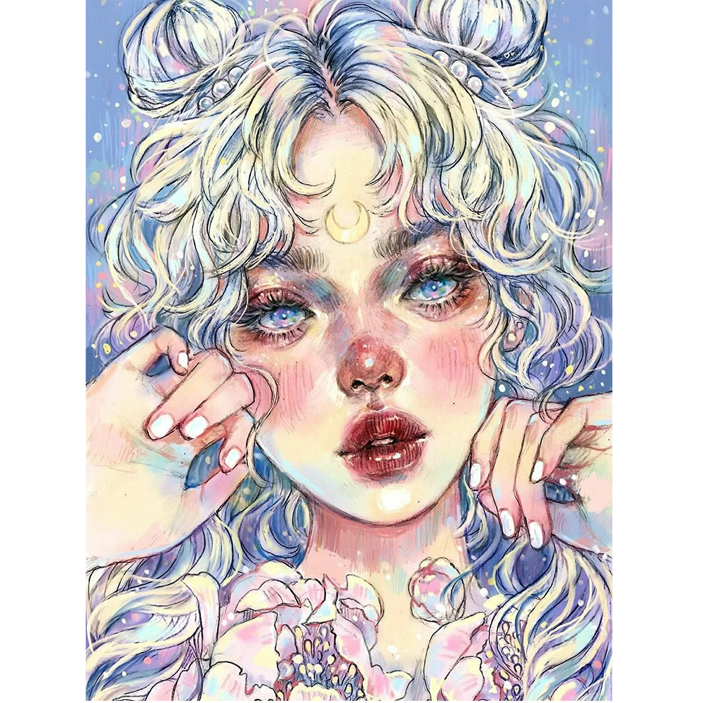 

Girl - Round Drill Diamond Painting - 30*40CM, 501 Original