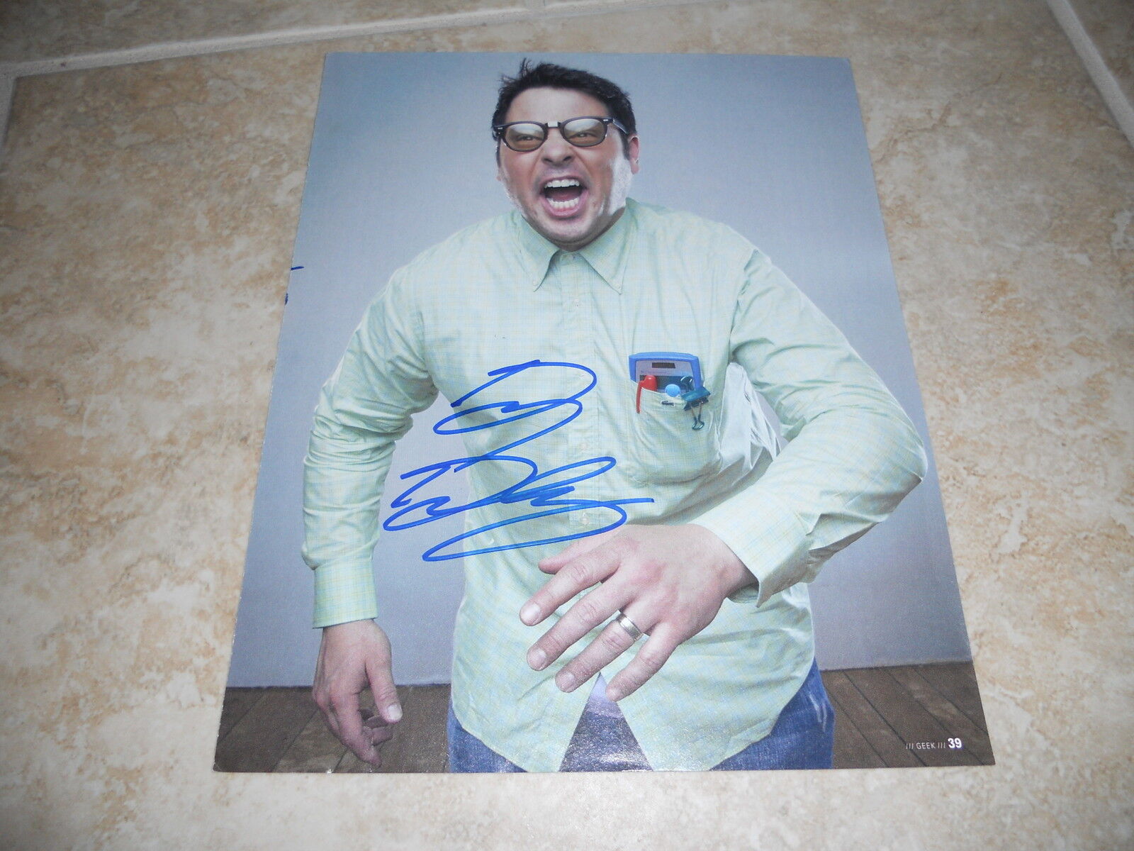 Greg Grunberg Heroes Signed Autographed 8.5 x 11