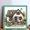 Cabin-11CT Stamped Cross Stitch 40*40cm/15.75*15.75in