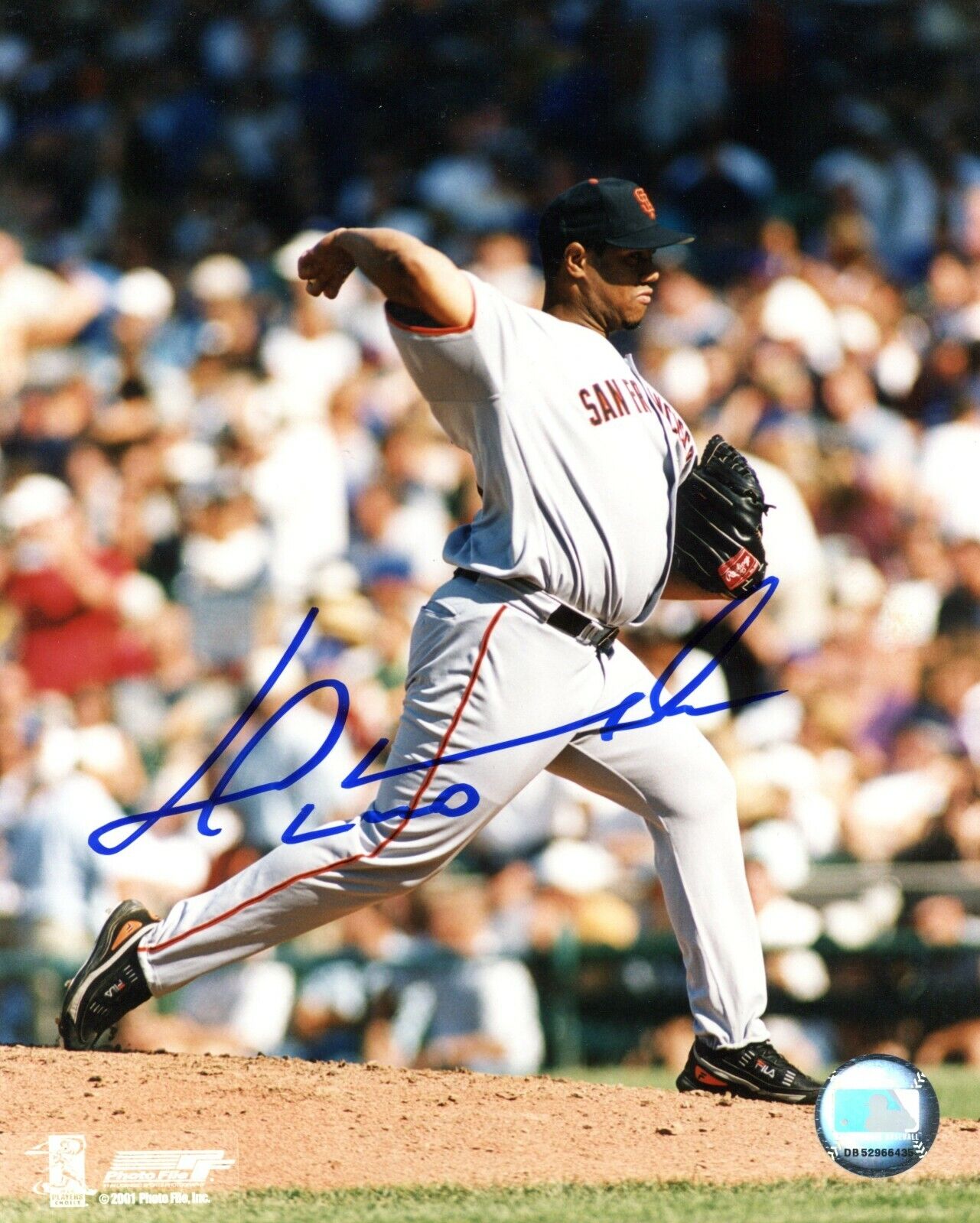 Livan Hernandez San Francisco SF Giants Autographed Signed 8x10 Photo Poster painting CFS COA