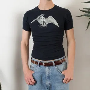 pornhint Pornhint Vintage 90's International Mr. Leather Shirt - Men's Medium Size White Coloured IML Gay Leather Event T-shirt - LGBT Gay Interest Tee