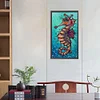 Diamond Painting -DIY Round Drill Hippocampus(60*30 CM)