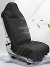 Car Seat Cover Waterproof Anti-Slip Seat Protector for Car SUV Truck (Dark Grey)