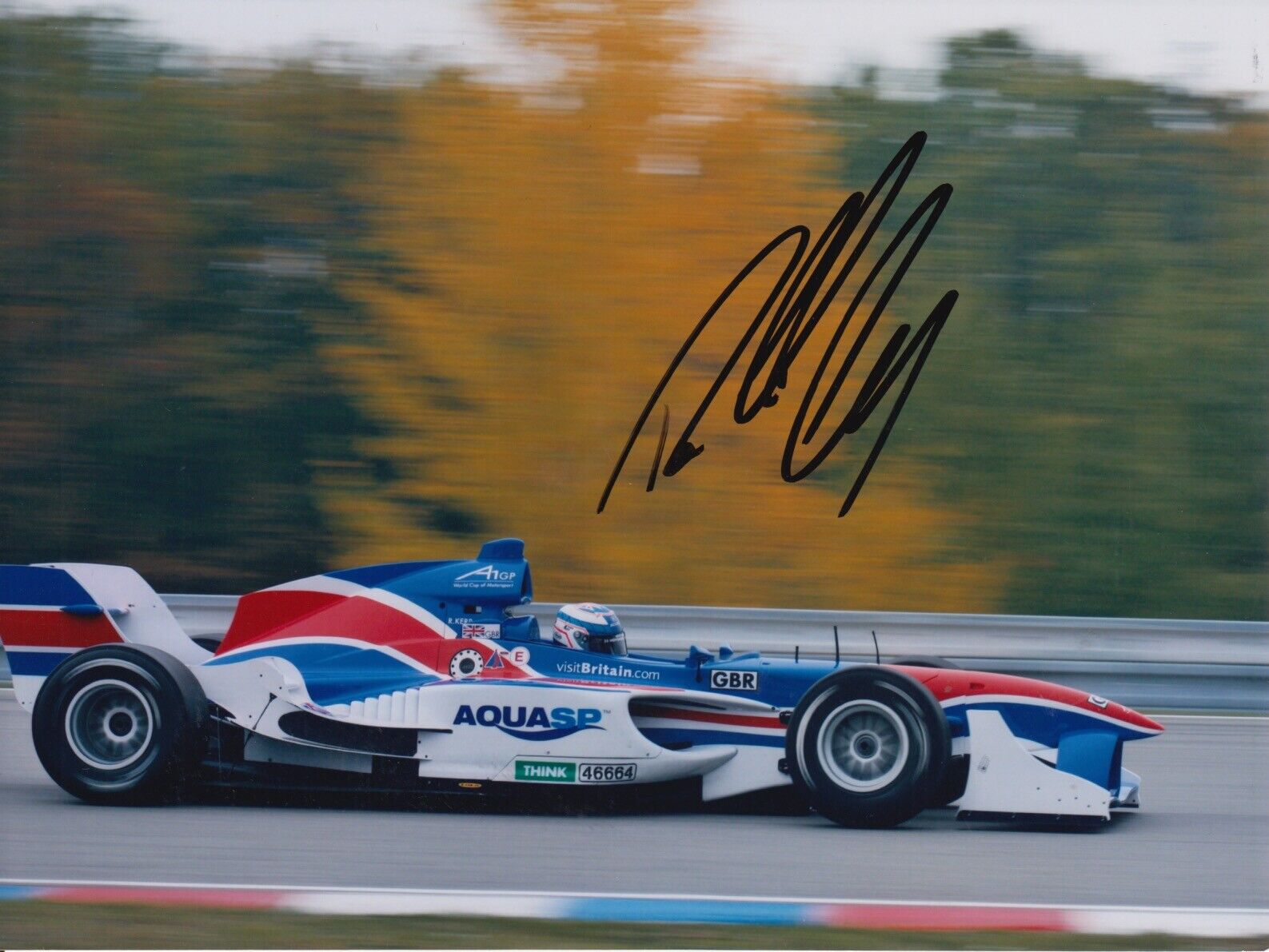 Robbie Kerr Hand Signed 8x6 Photo Poster painting - Renault World Series Autograph 18.