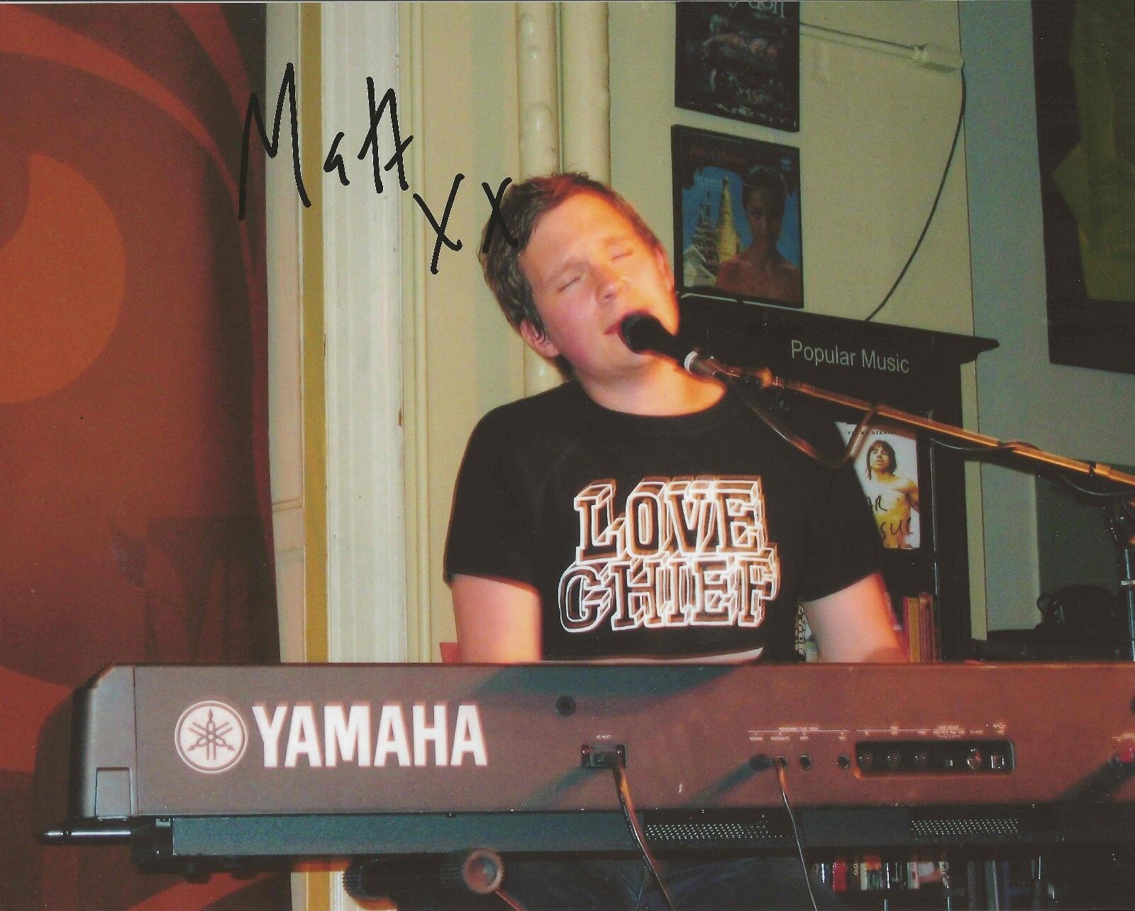 Matt Hales singer of Aqualung REAL hand SIGNED 8x10 Photo Poster painting w/ COA Autographed