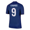 G.RAMOS #9 PSG Home Authentic Soccer Jersey 2025/26