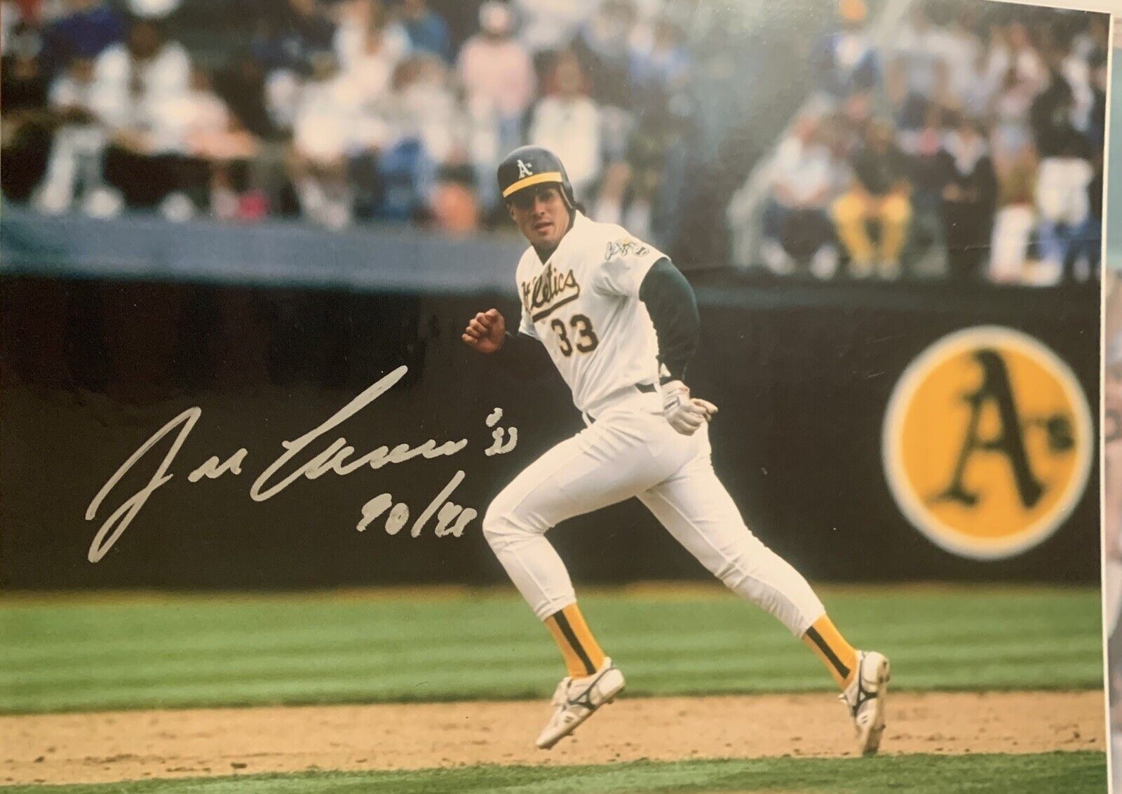 Jose Canseco Signed 8x10 Photo Poster painting Pic Auto A’s 40/40