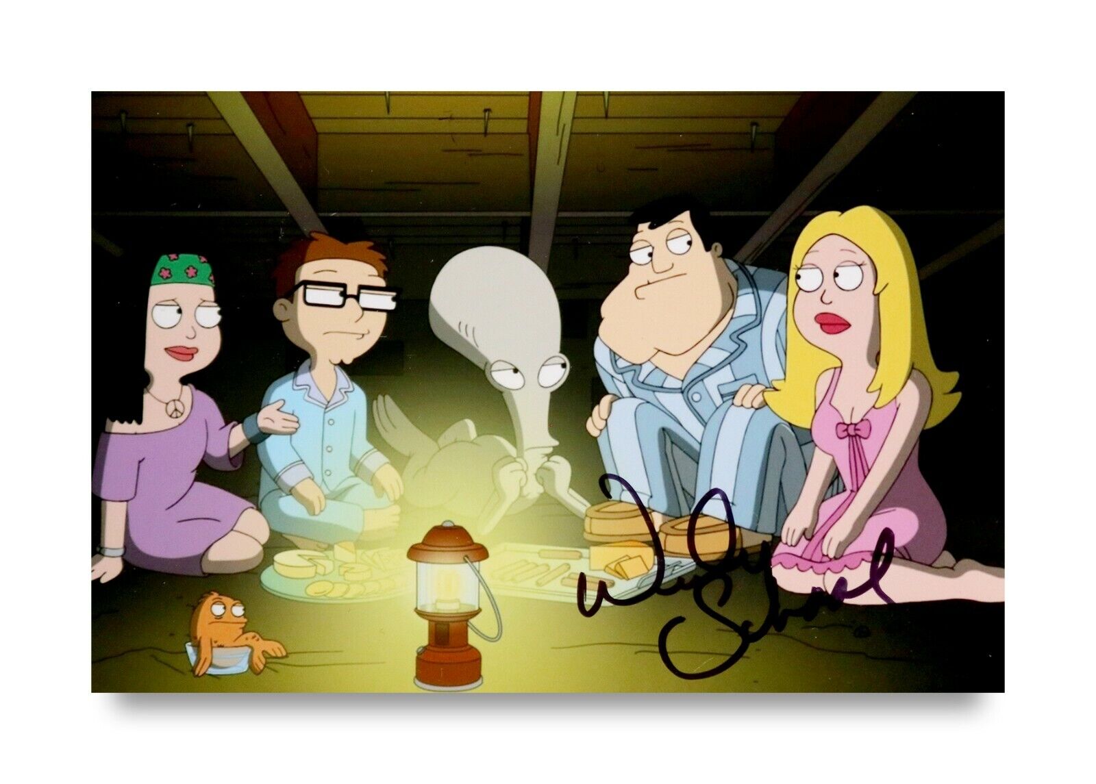 Wendy Schaal Signed 6x4 Photo Poster painting American Dad! Francine Smith Voice Autograph + COA