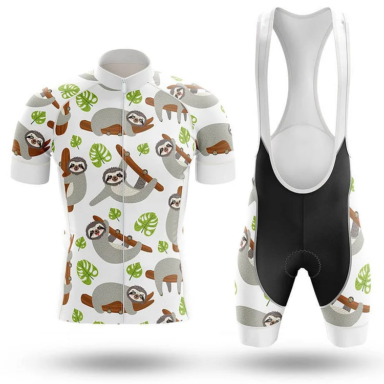 Sloth Lover Men's Short Sleeve Cycling Kit