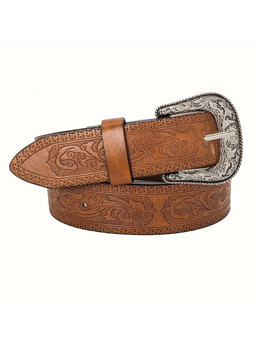 Women's Vintage Western Denim Style Belt MDA0136H3Y