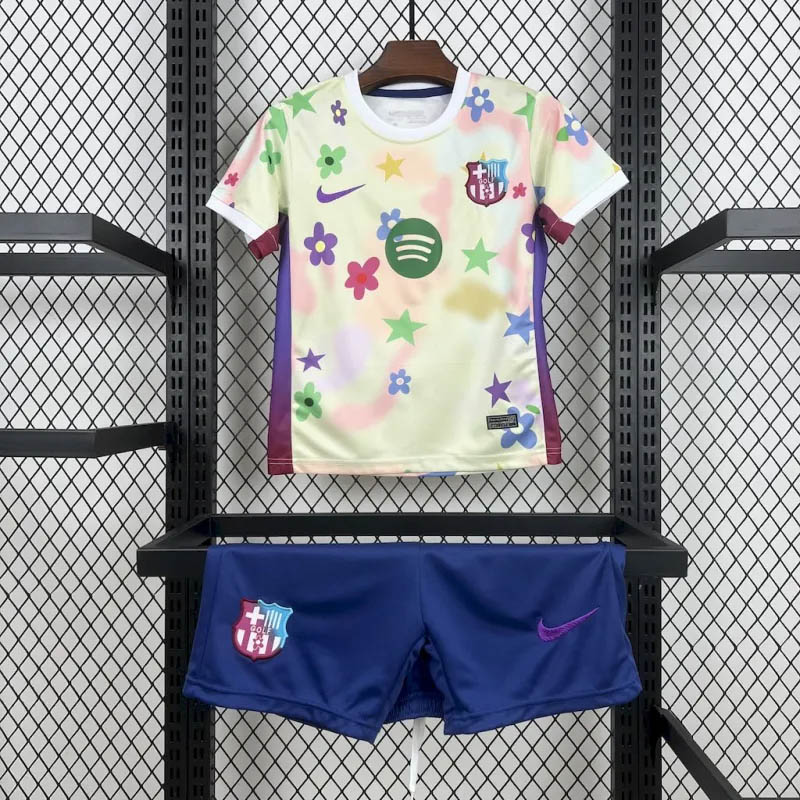 2025-2026 KIDS FC Barcelona Special Edition Football Shirt 1:1 Thai Quality- Maxi Kit