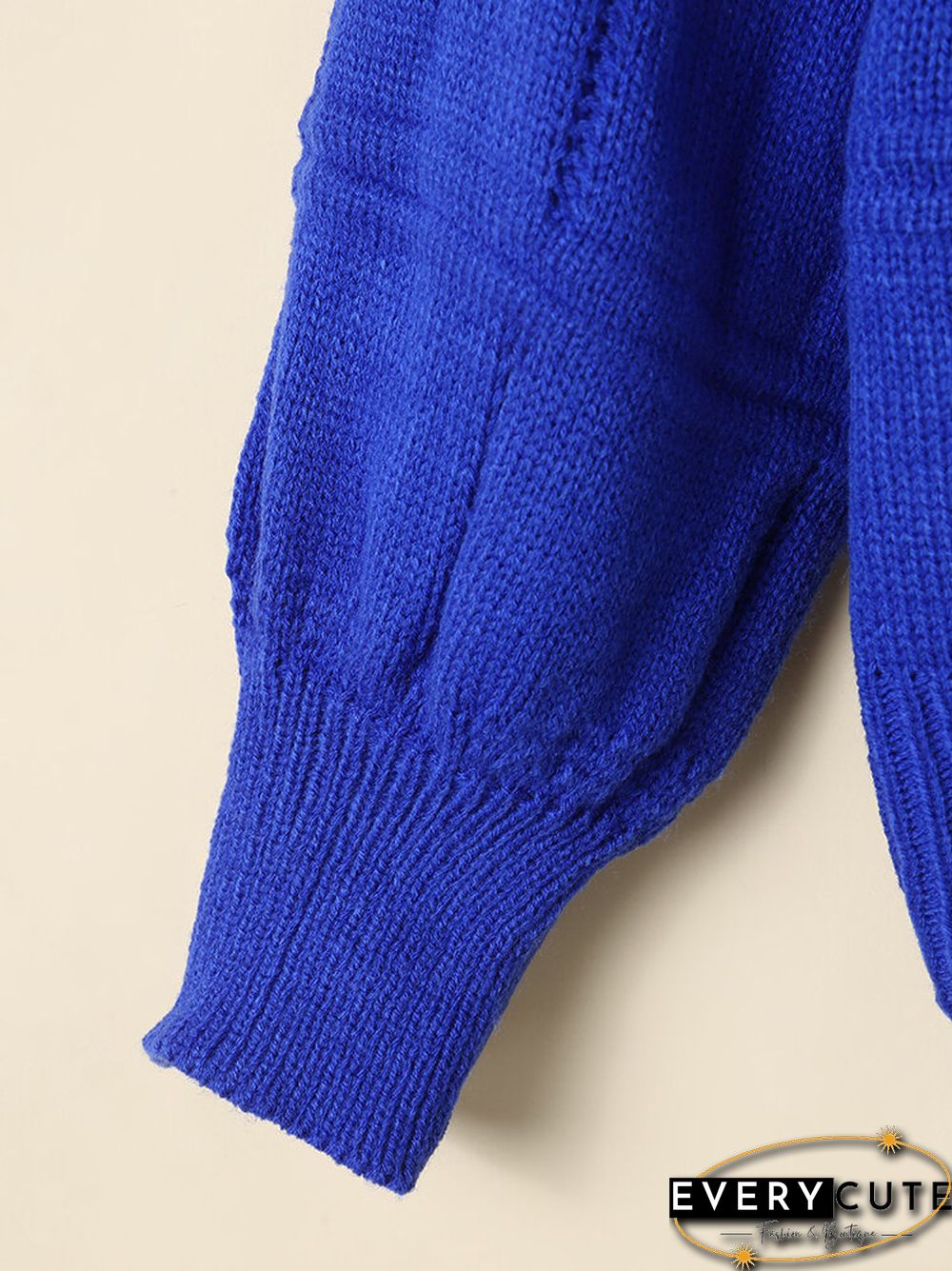 Check Pattern Long Sleeve Crew Neck Loose Sweater
