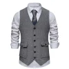 Men's Vintage Single Breasted Suit Vest