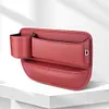 Car Seat  Organizer Leather Side Storage Box Car Seat Side Drink Phone Holder