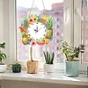 DIY Fruit Diamond Clock Art Pendant Home Wall Decoration Crafts