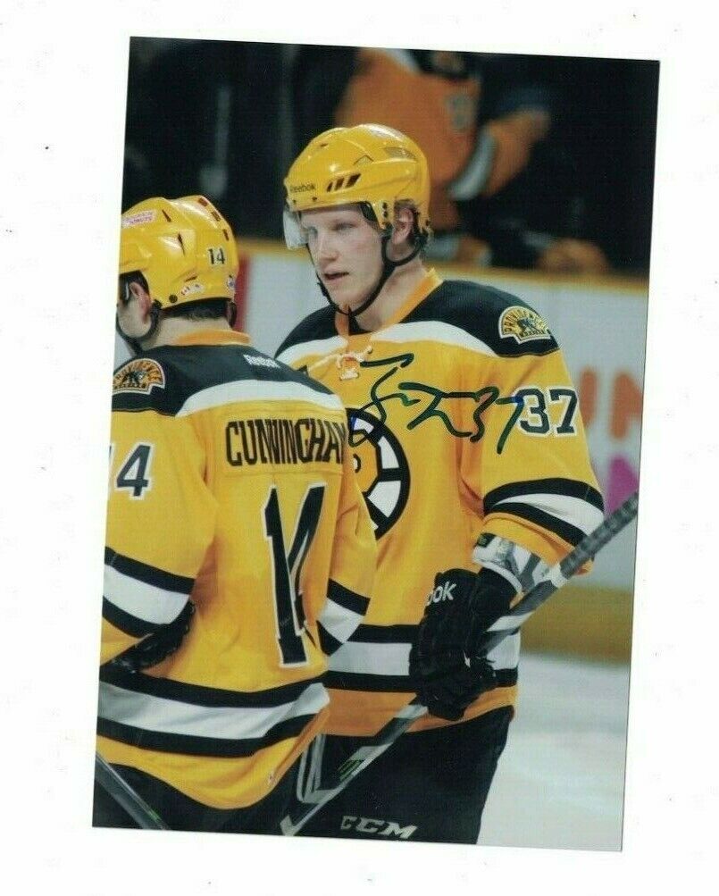 Zach Trotman Providence Bruins Signed 4x6 Hockey Photo Poster painting W/Our COA