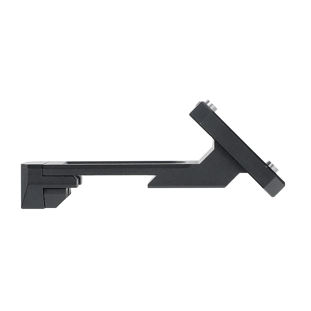 ohhunt&reg; 45 Degree Offset Red Dot Sight Mount Plate for Picatinny Rails Compatible with Holosun 407C/507C/508T