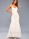 Hook Lace V-neck Harness Maxi Dress