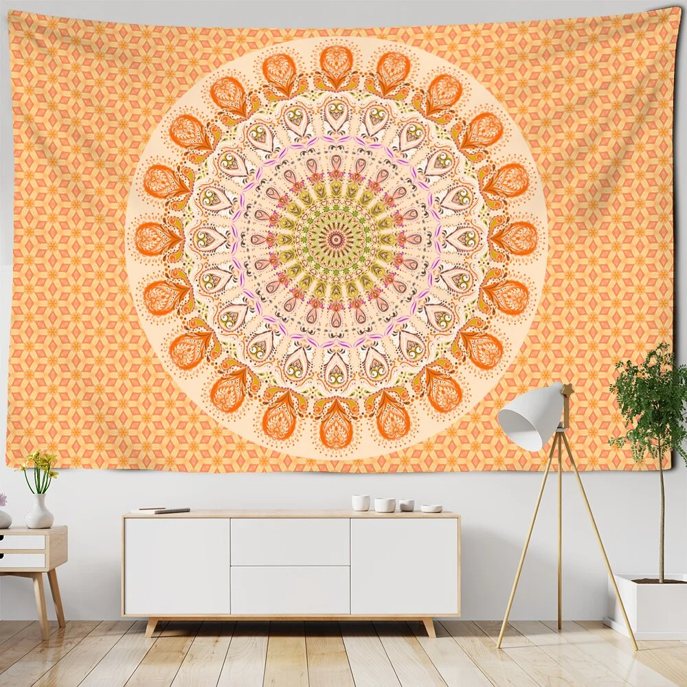 Indian Mandala Tapestry Wall Hanging Bohemian Hippie Witchcraft Psychedelic Travel Mattress Blanket Home Decor