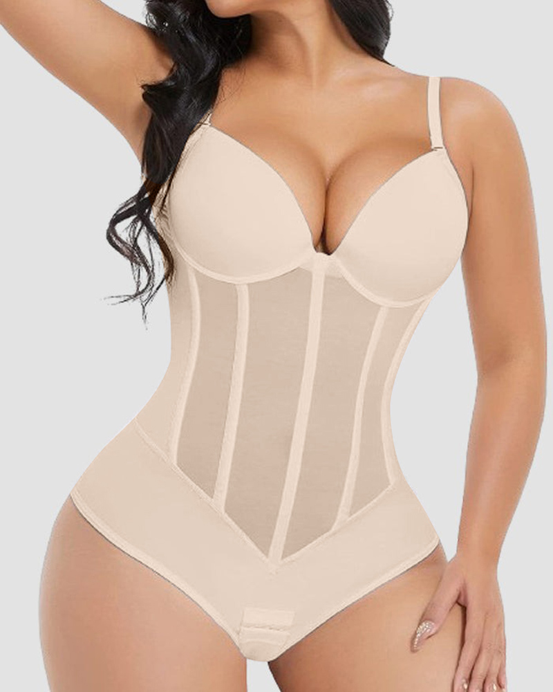 Breathable Sexy Tummy Control Butt Lifting Bodysuit