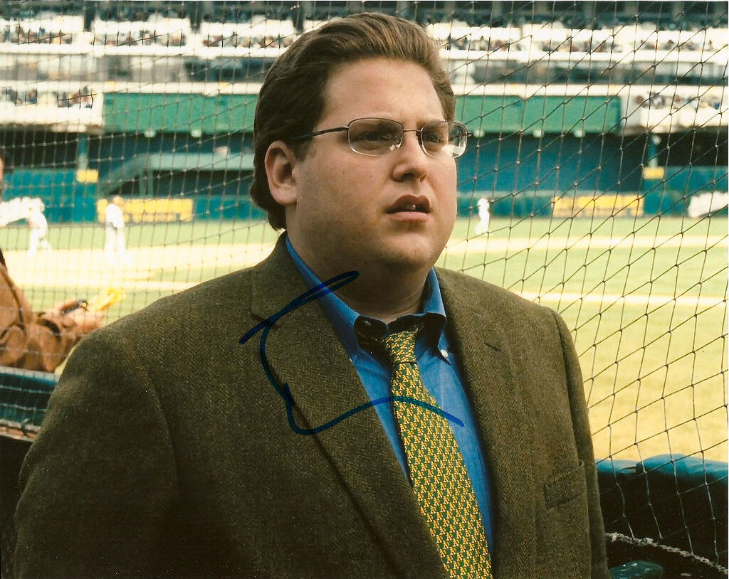 Moneyball Jonah Hill Signed Autographed 8x10 Photo Poster painting COA