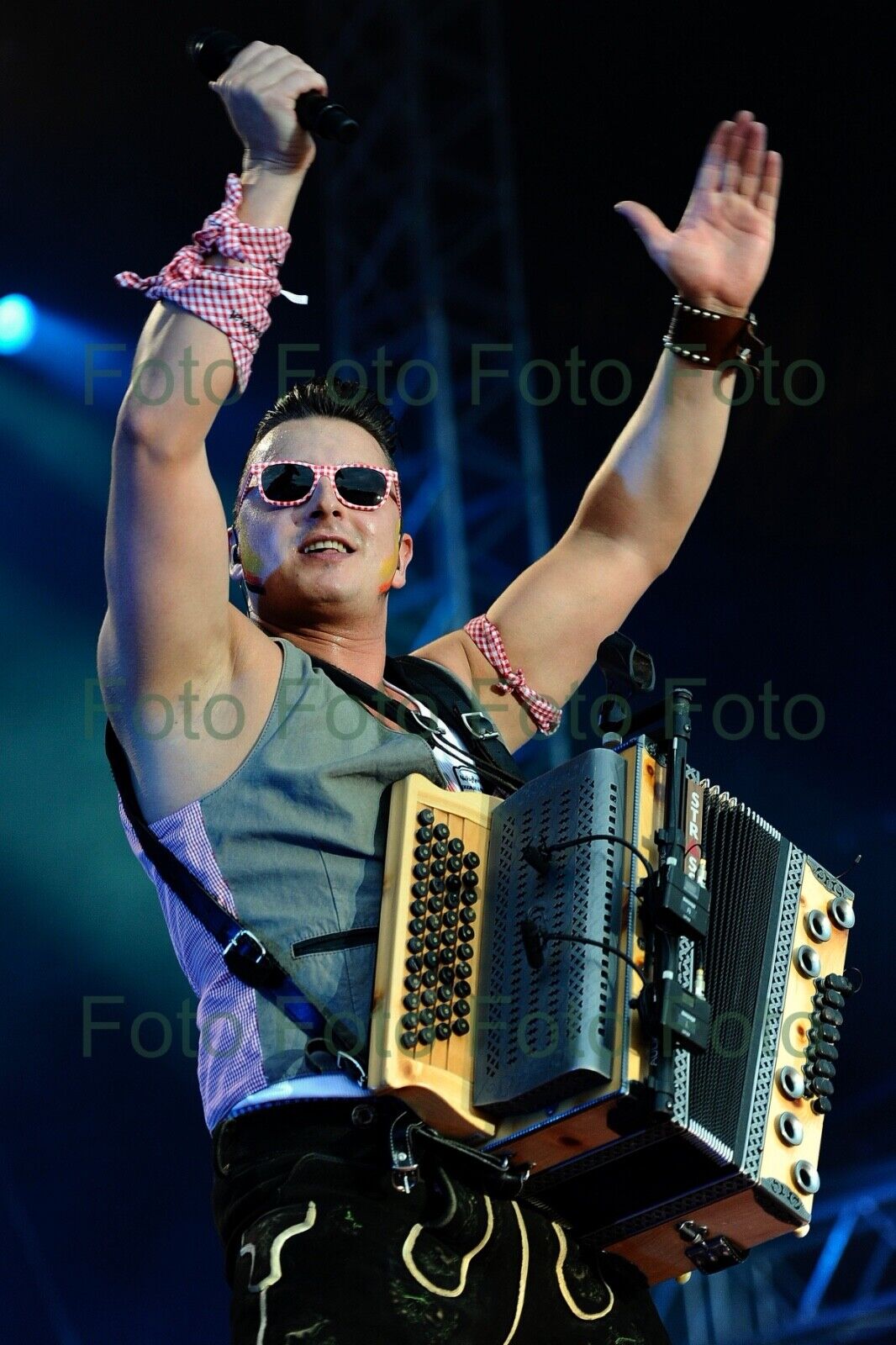 Andreas Gabalier Volks Musik Foto 20 x 30 cm ohne Autogramm (Be-61